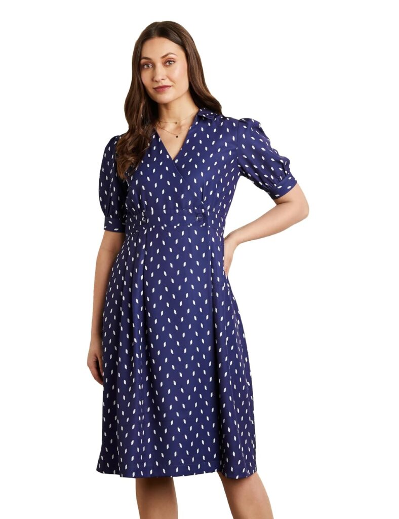 Women's Fit & Flare Wrap Dress