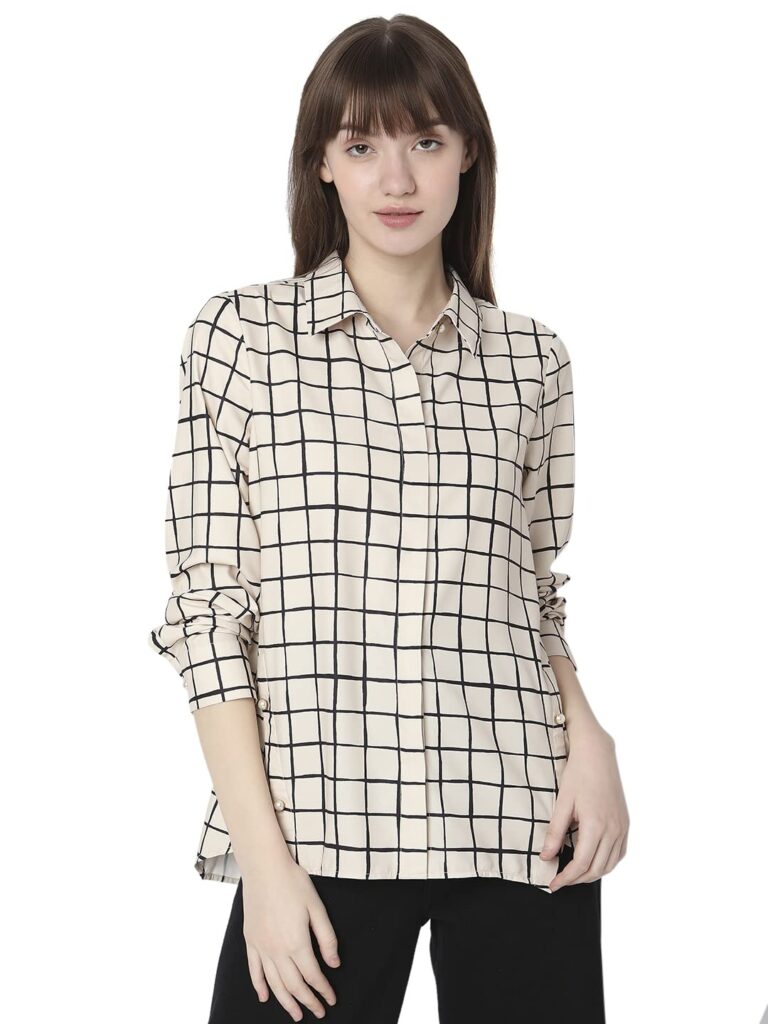 Women's Solid Regular Fit Shirt