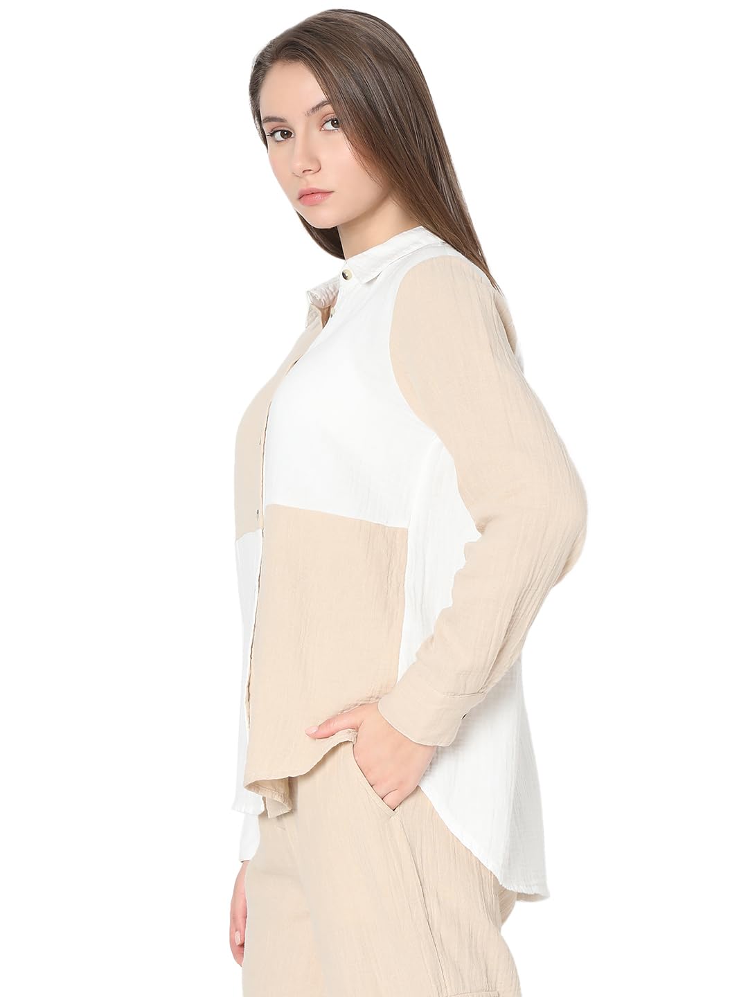 Women's Cotton Regular Fit Shirt - Image 3