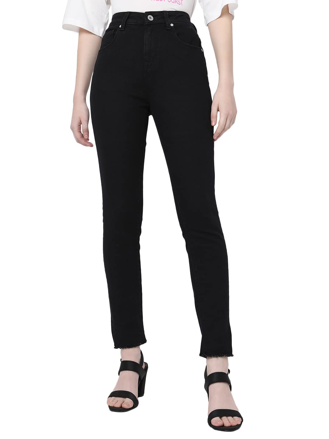 Women's High Rise Skinny Jeans - Image 2