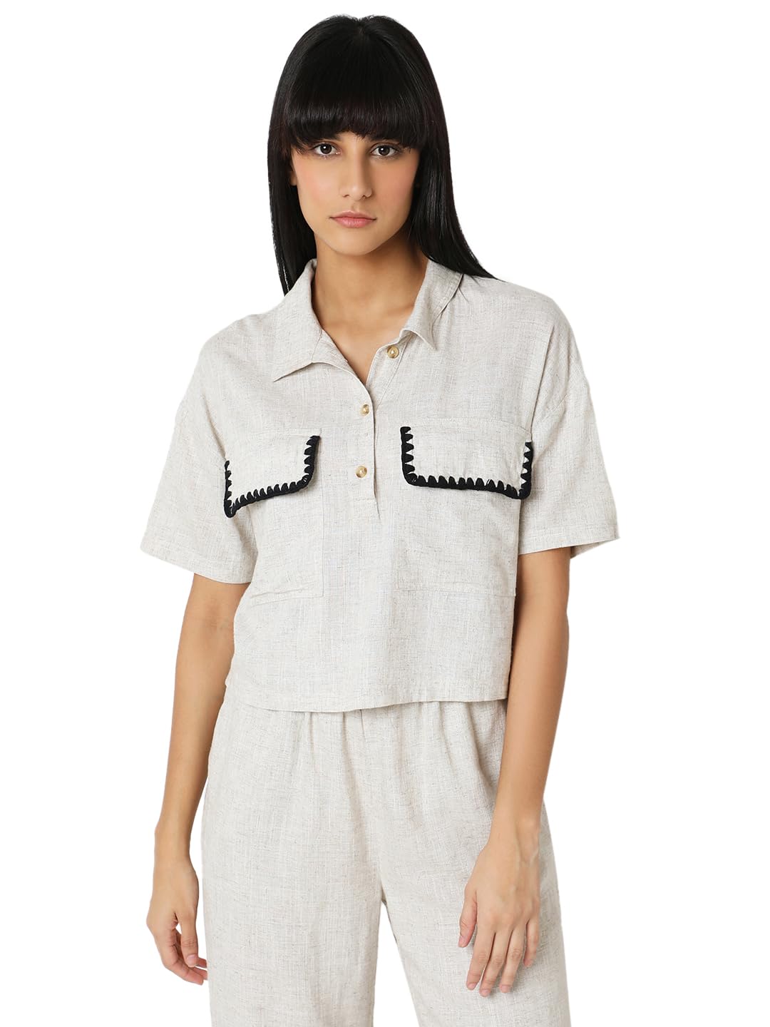 Women's Solid Regular Fit Shirt