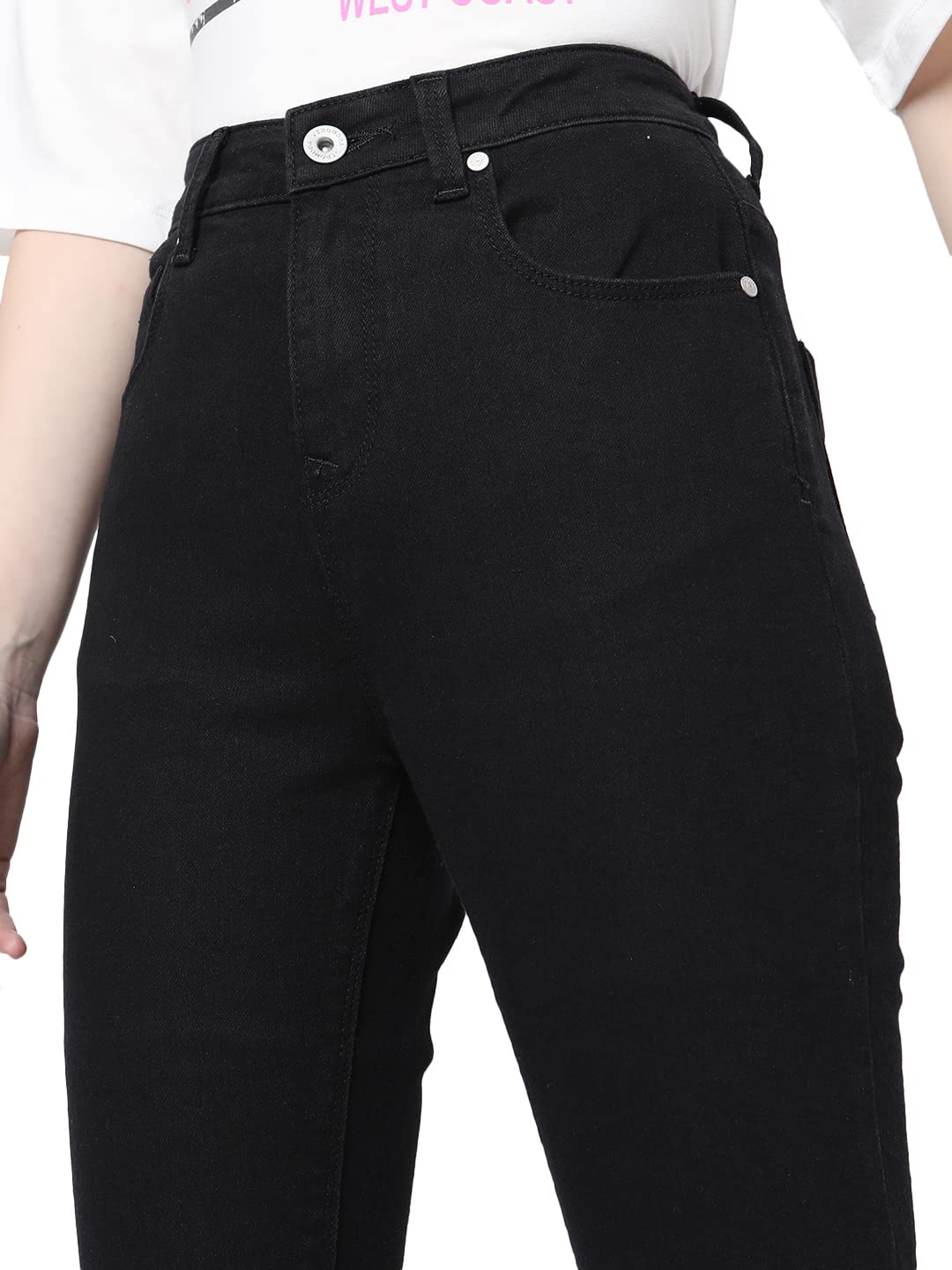 Women's High Rise Skinny Jeans - Image 5