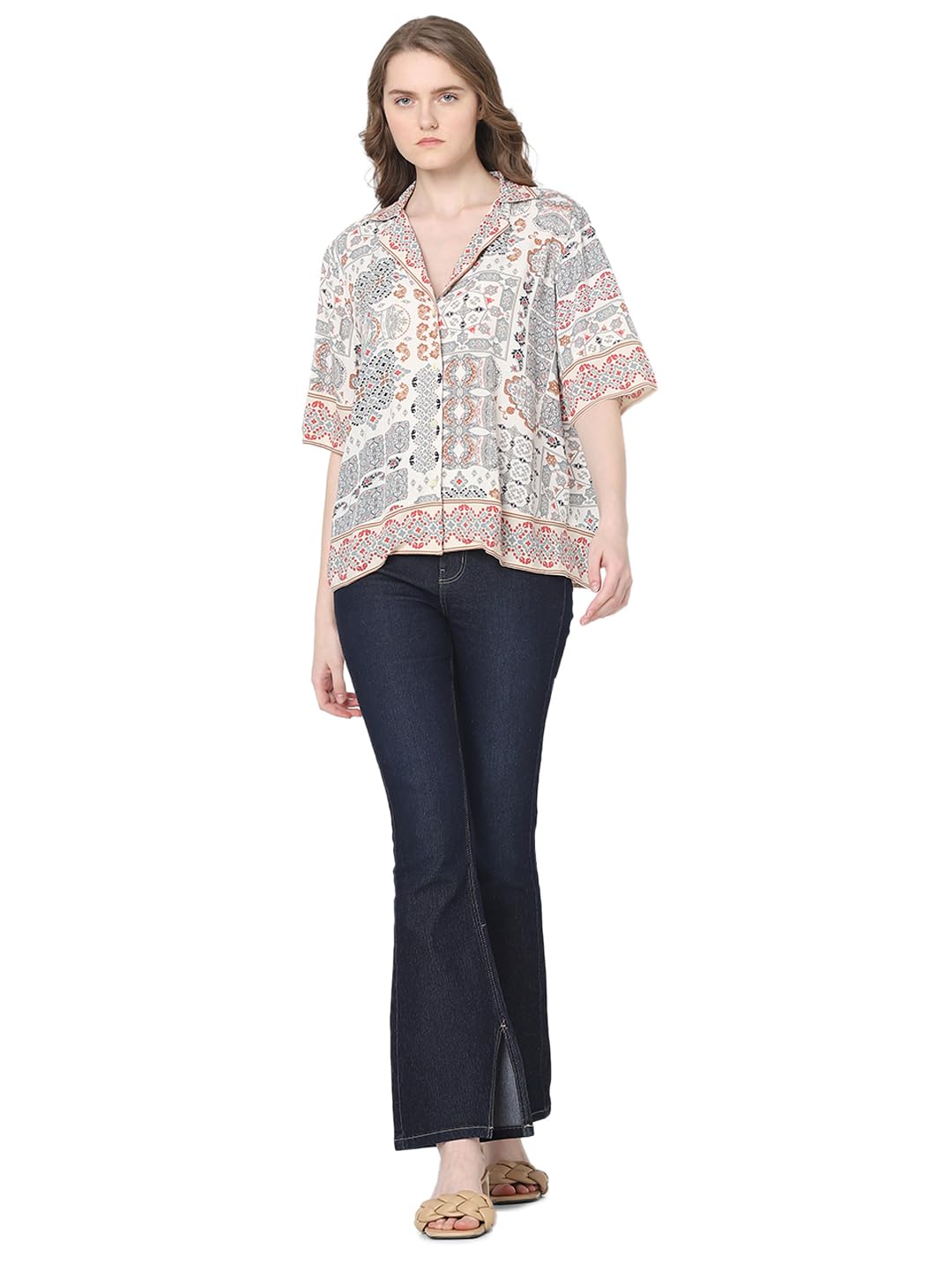 Opaque Printed Casual Shirt - Image 5
