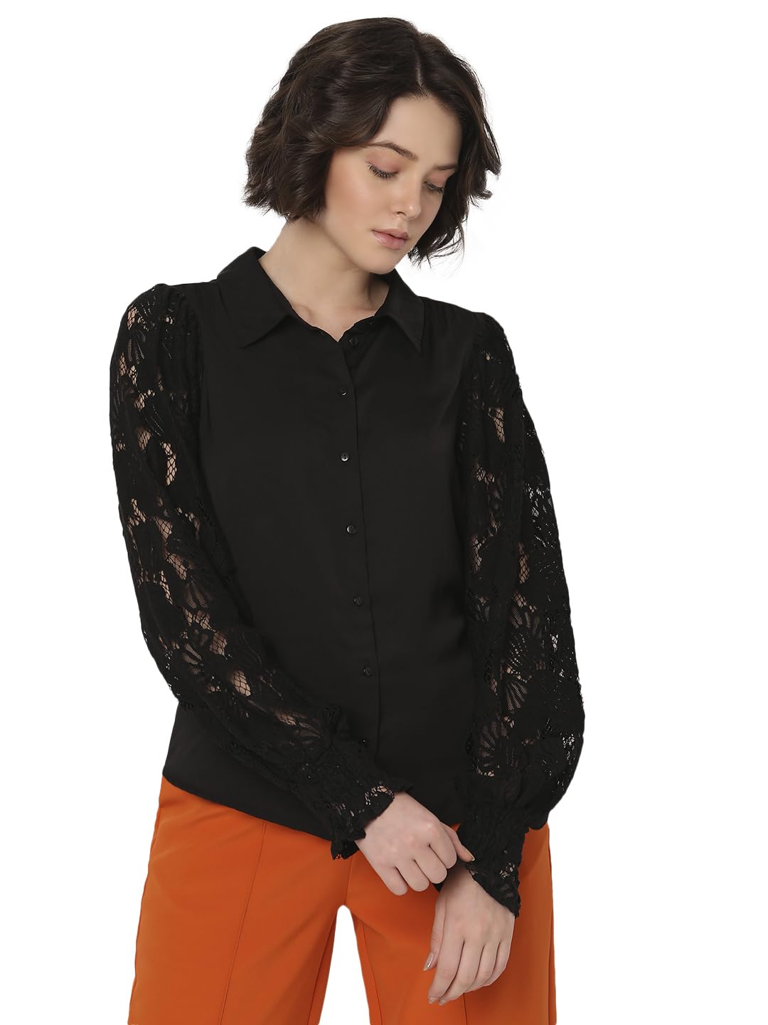 Women's Polyester Solid Regular Fit Shirt