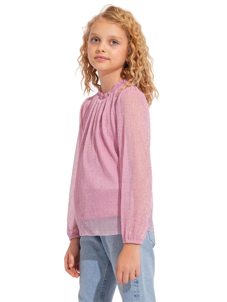 Girl's Solid Relaxed Fit T-Shirt