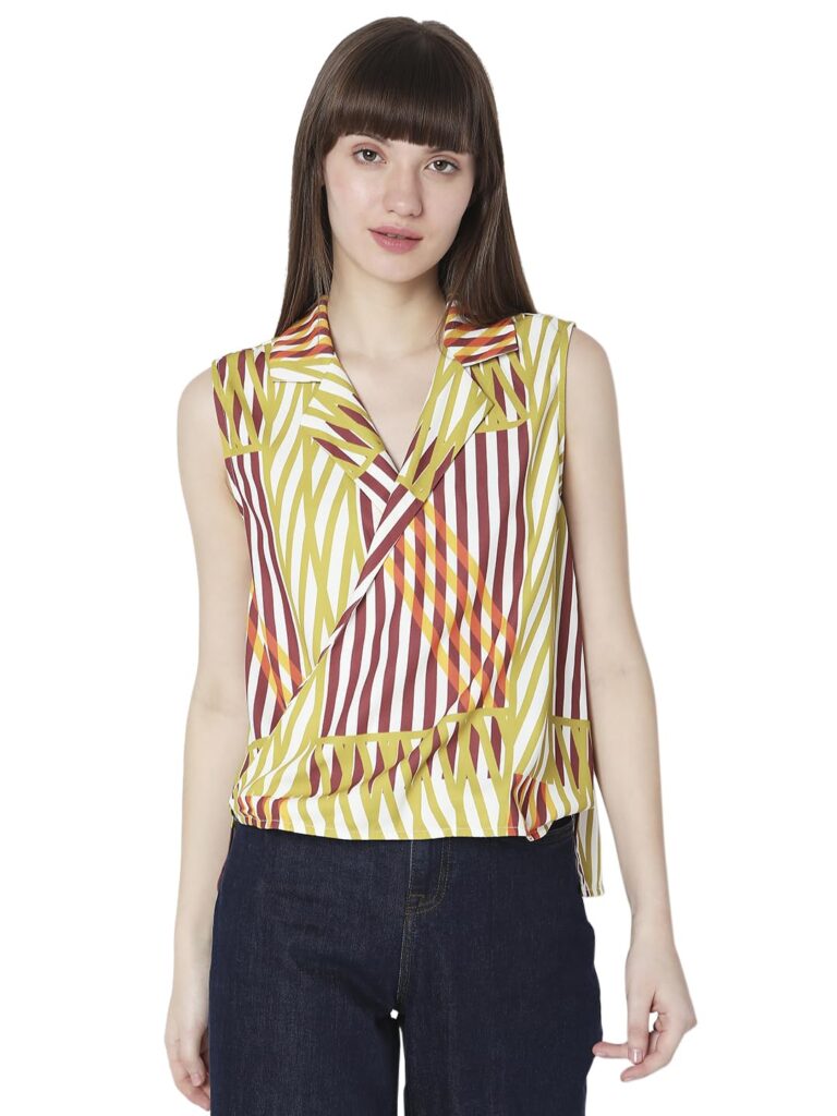Women's Cotton Striped Regular Fit T-Shirt