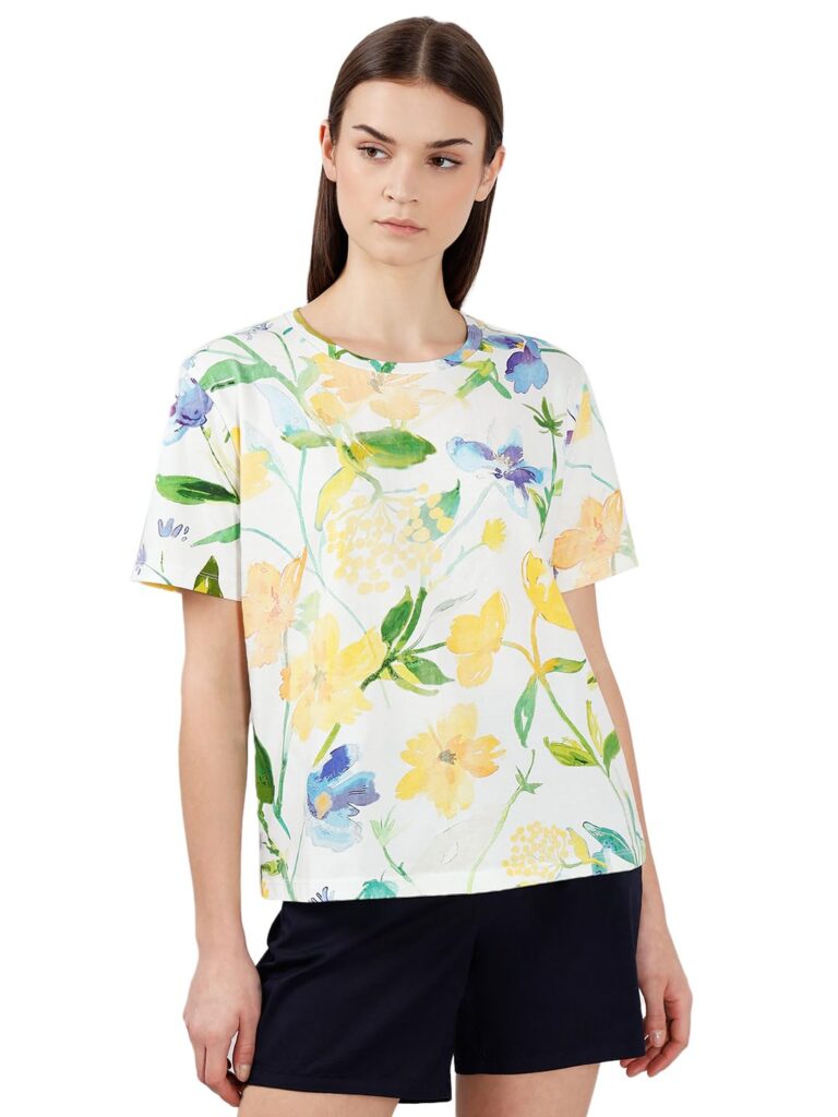 VERO Moda Women's Floral Regular Fit T-Shirt