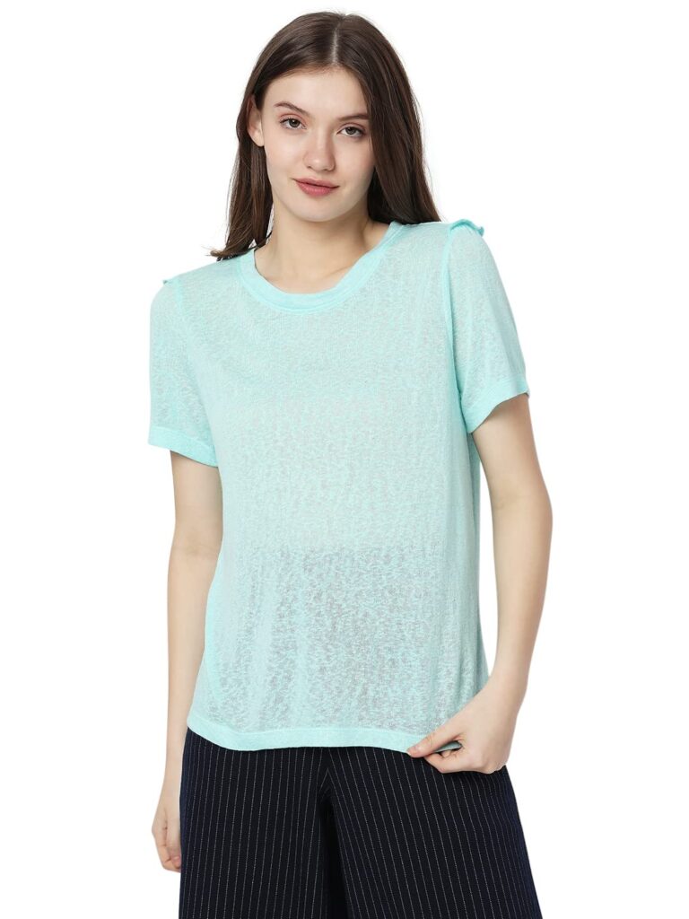 Women's Rayon Blend Regular Fit T-Shirt