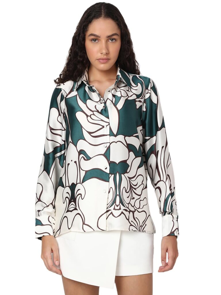 Women's Floral Print Regular Fit Shirt