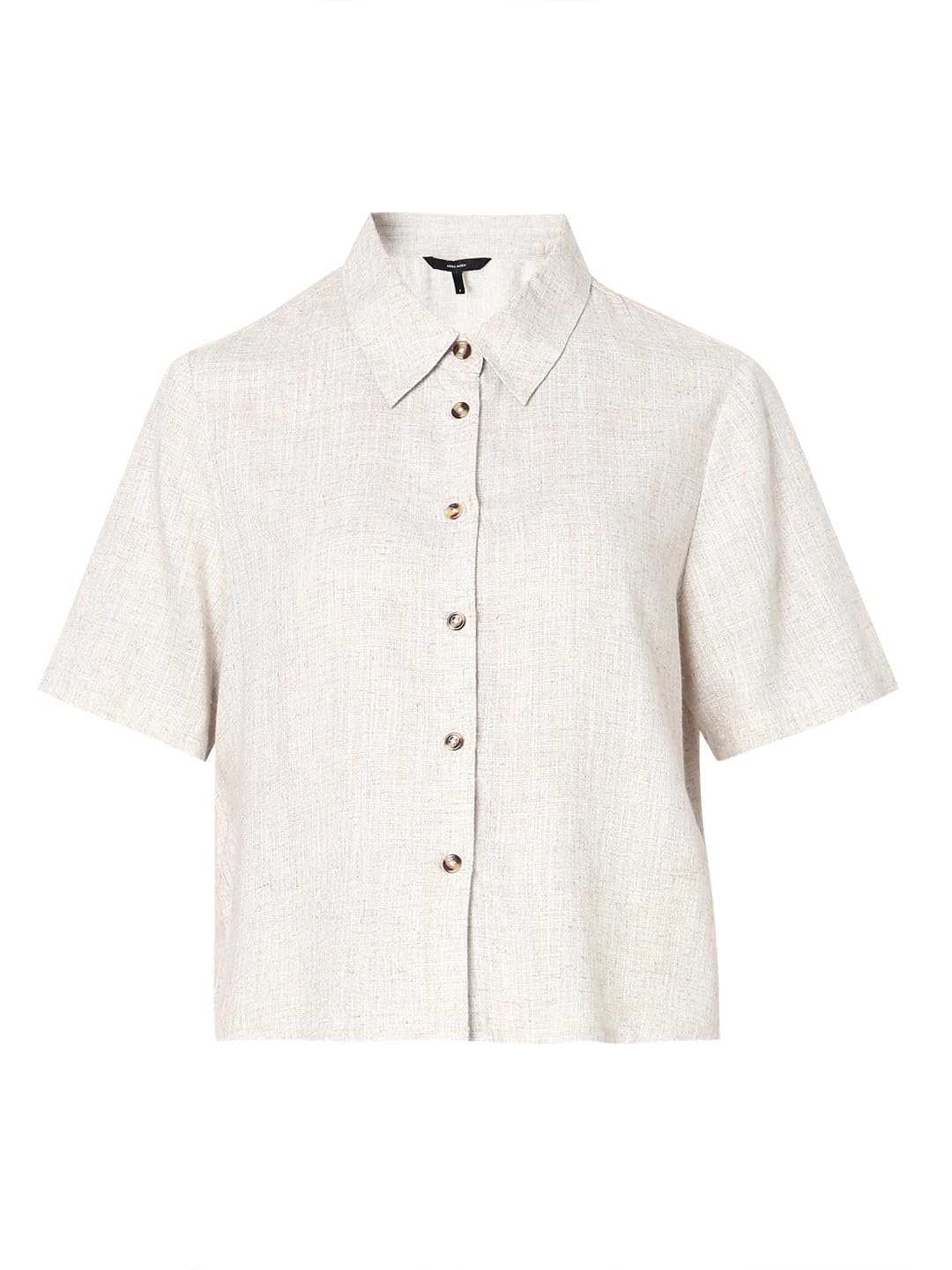 Women's Polyester Blend Regular Fit Opaque Spread Collar Casual Shirt - Image 7