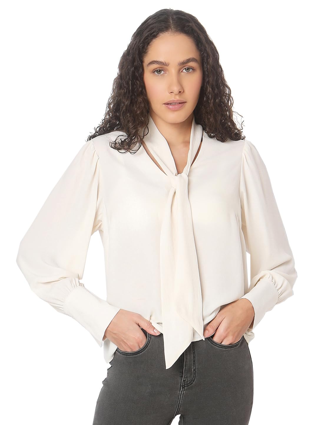Women Polyester Solid Regular Fit T-Shirt - Image 8