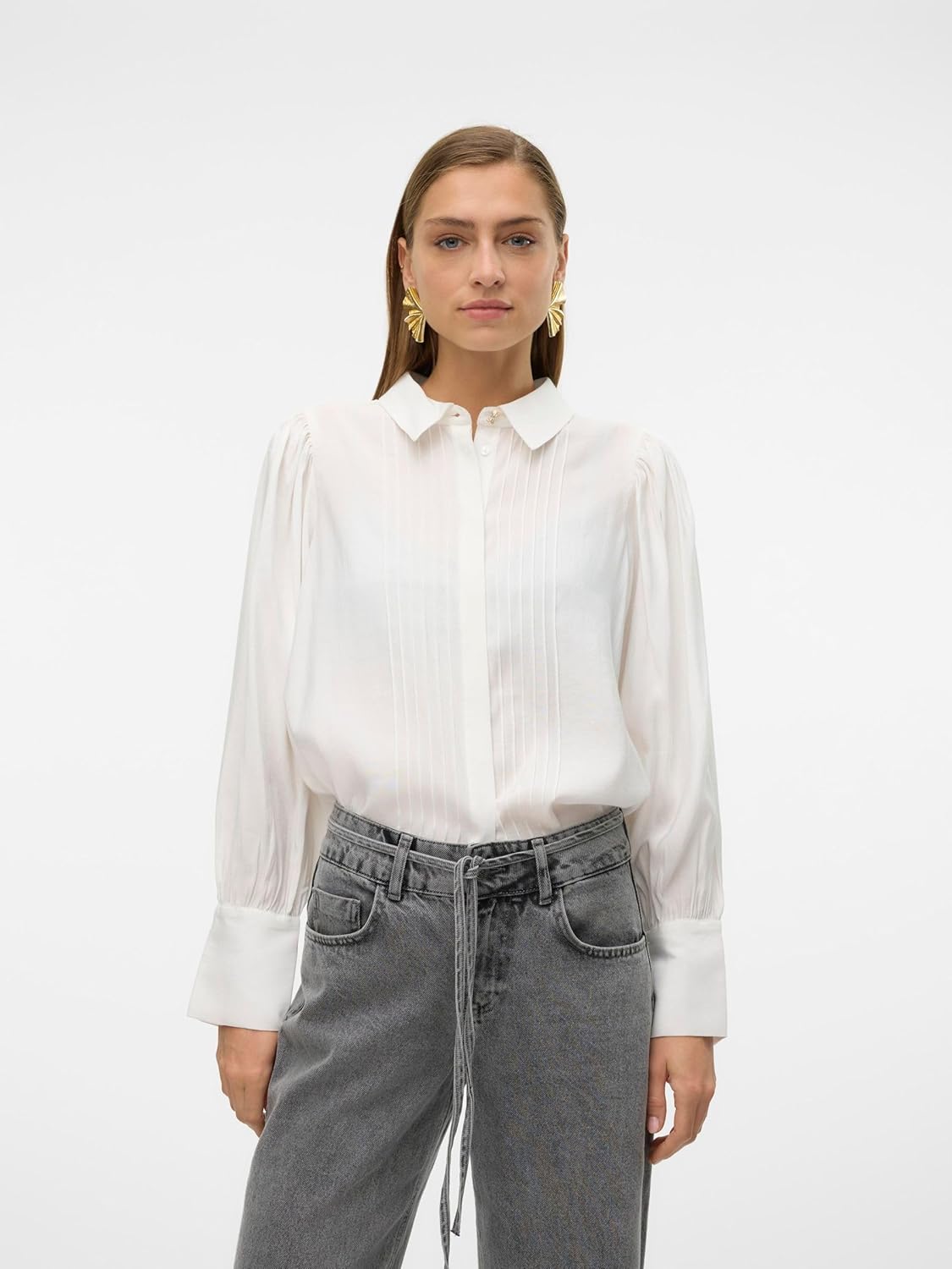 Women Rayon Blend Striped Regular Fit Shirt - Image 2