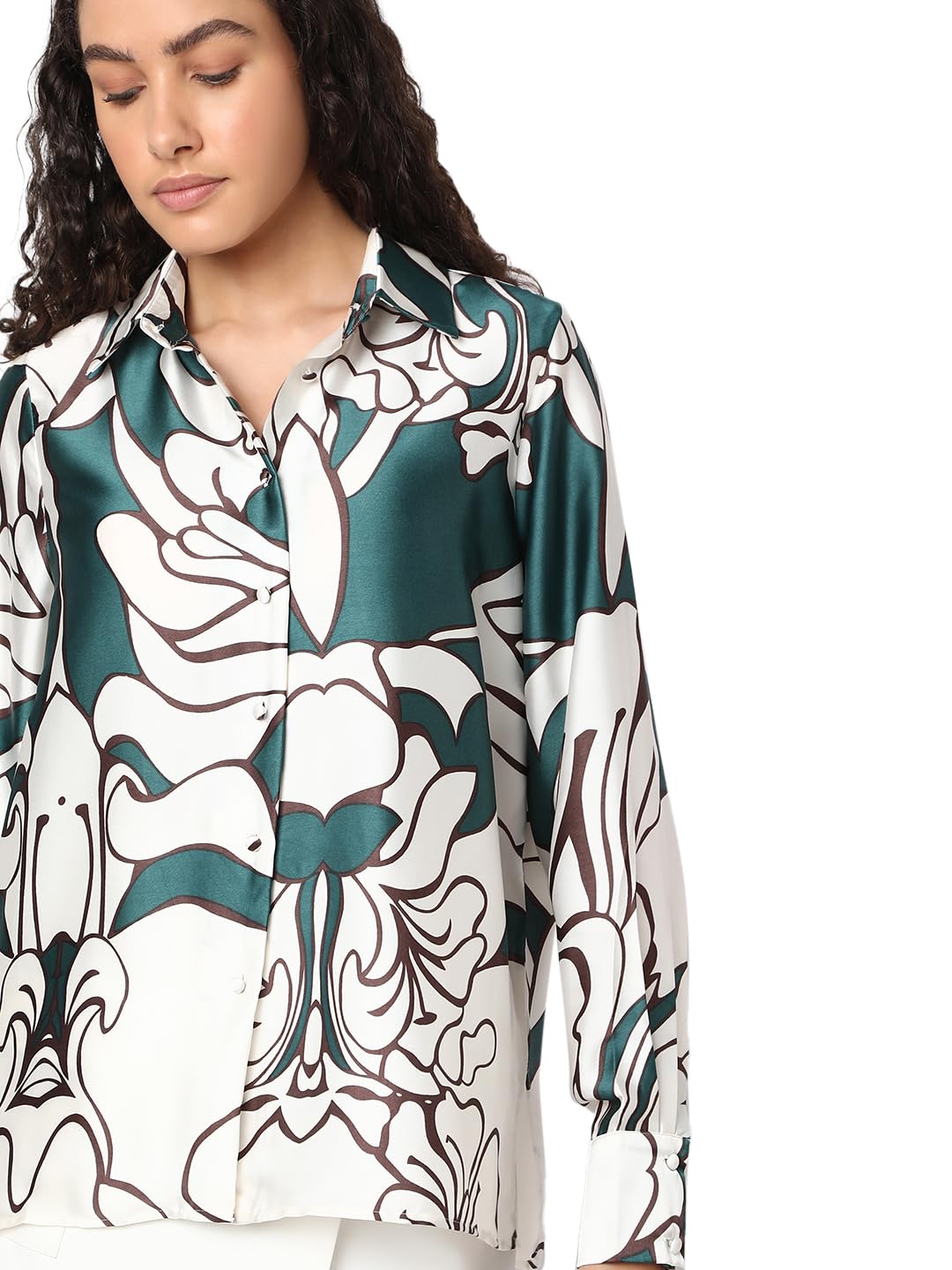 Women's Floral Print Regular Fit Shirt - Image 6
