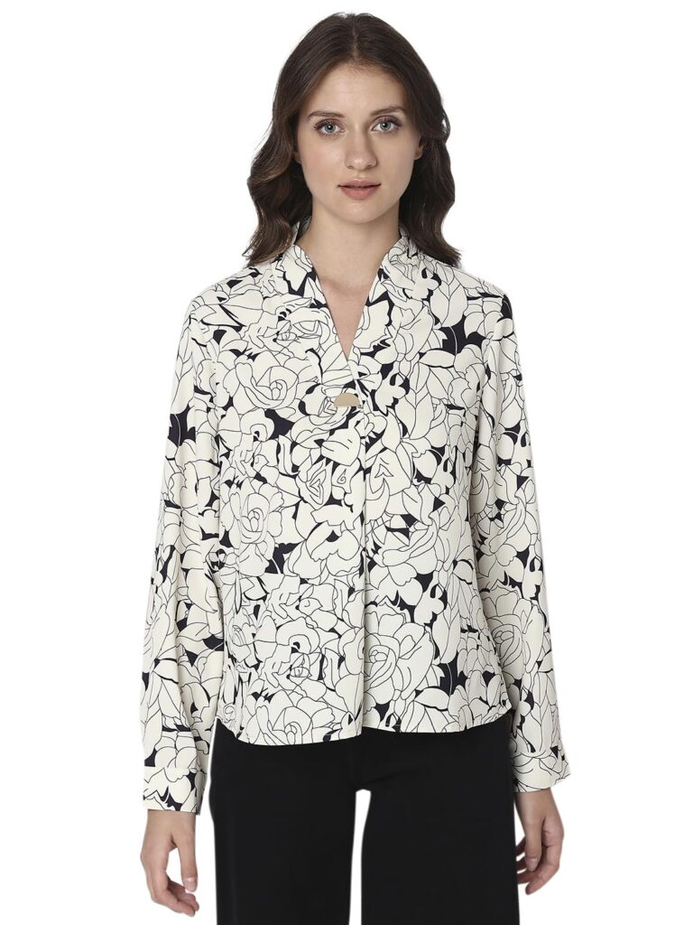 Women's Polyester Floral Regular Fit T-Shirt