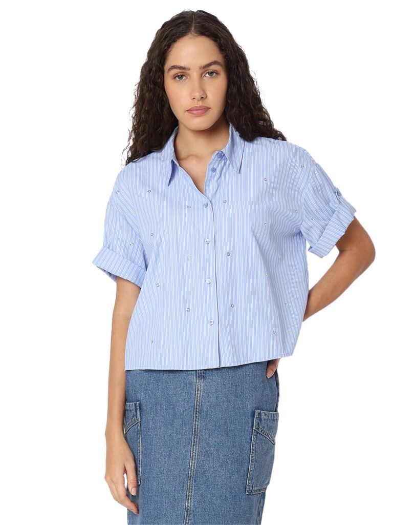 Women's Polyester Solid Regular Fit Shirt