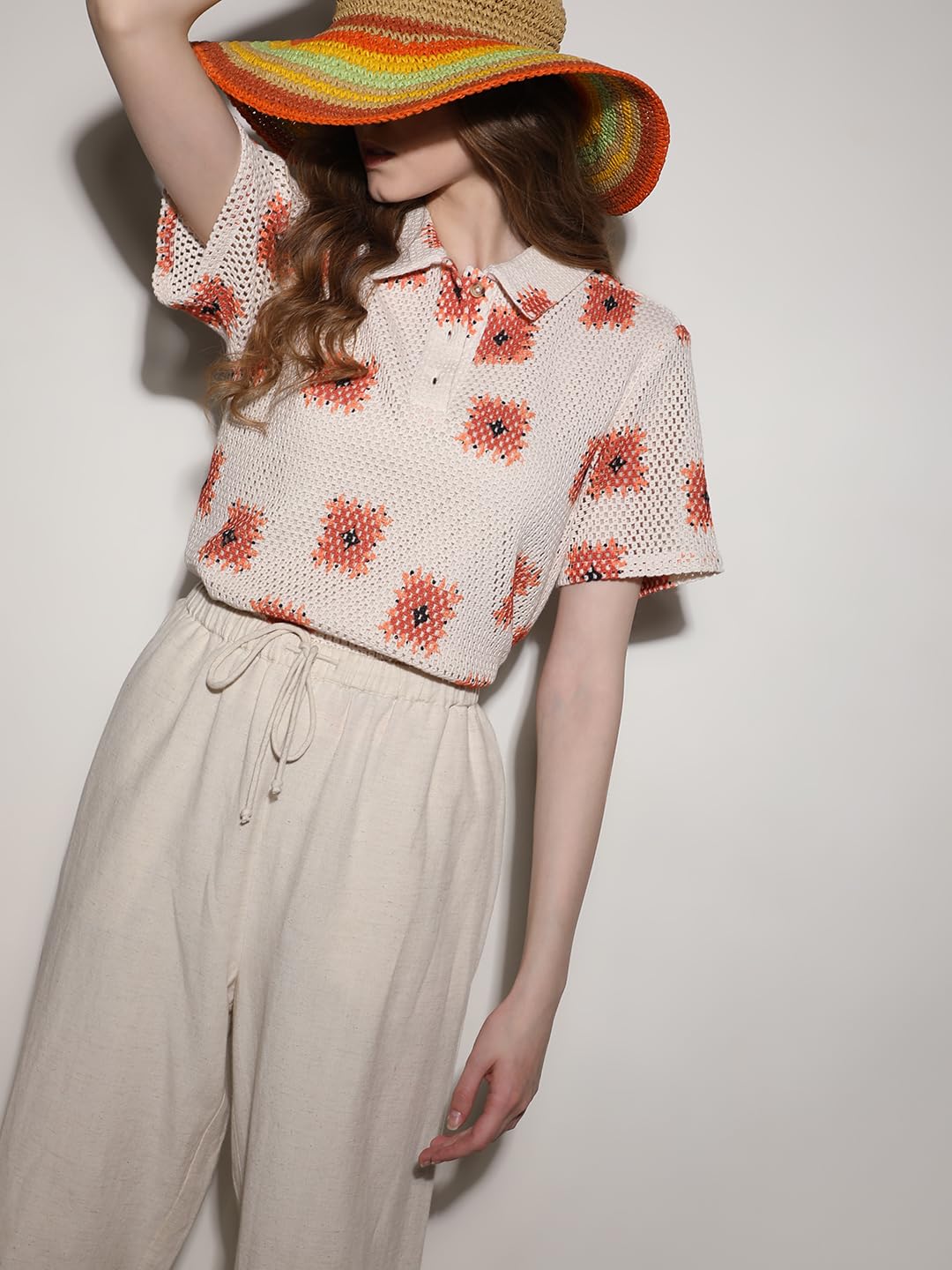 Women's Geometric Regular Fit Shirt - Image 2