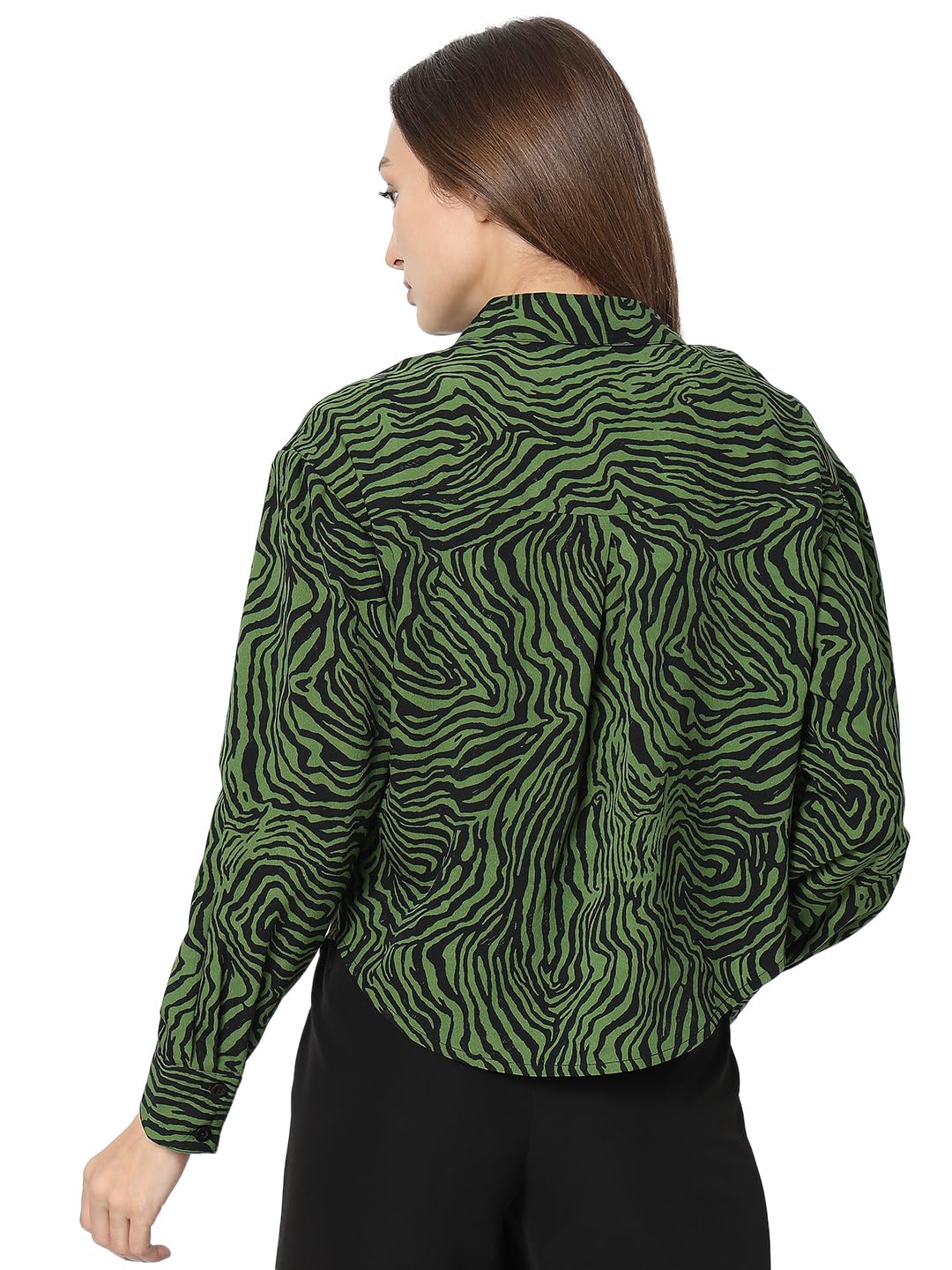 Animal Opaque Printed Spread Collar Casual Shirt - Image 4