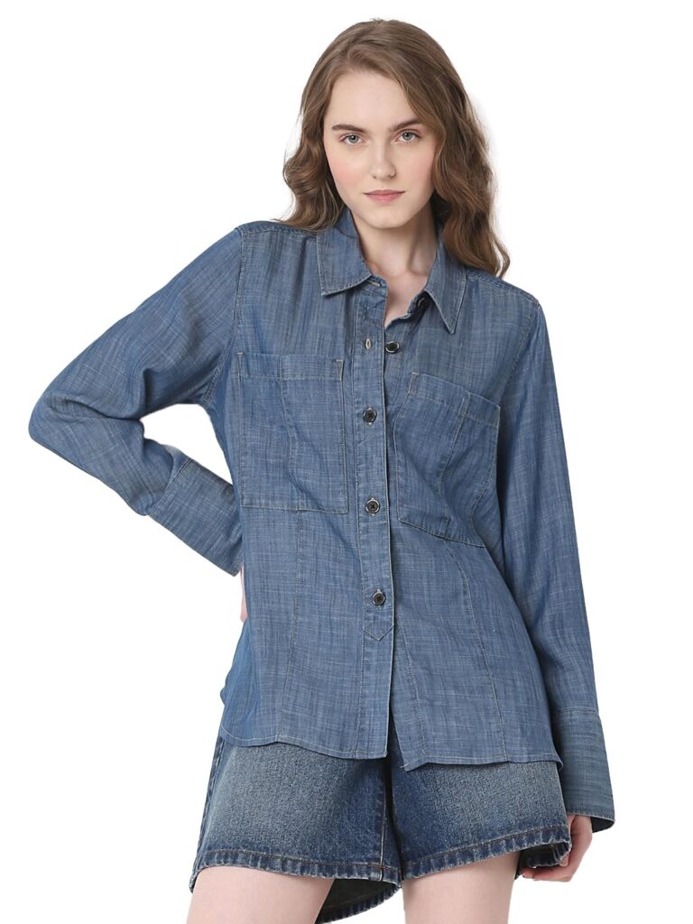 Women's Solid Regular Fit Shirt