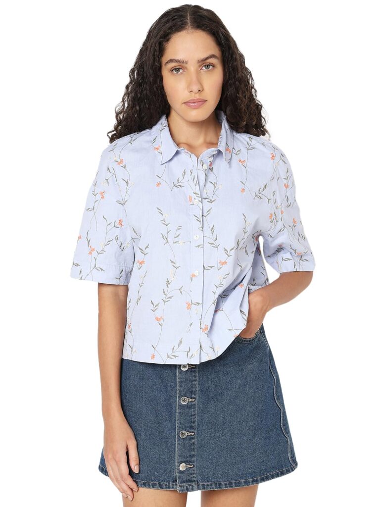 Women's Printed Regular Fit Casual Shirt