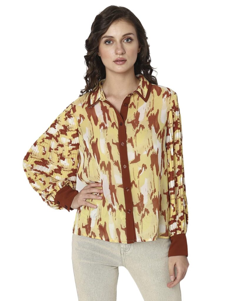 Women's Polyester Solid Regular Fit Shirt