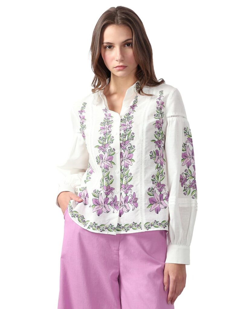 VERO Moda Women's Floral Regular Fit Shirt