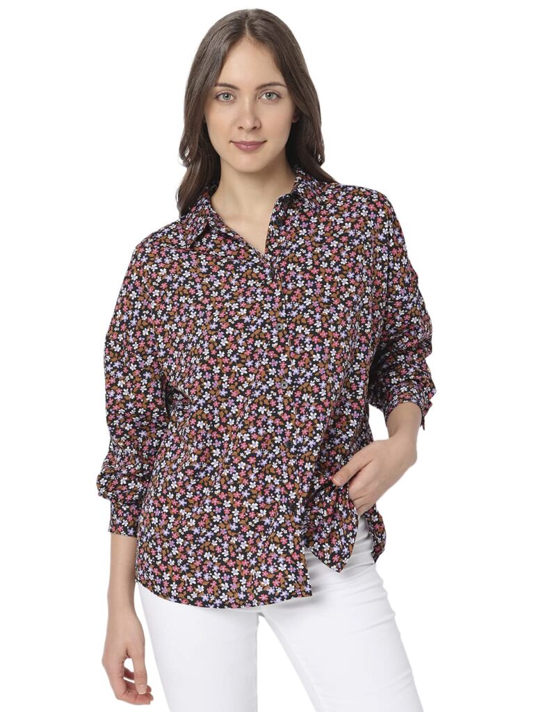 Women's Polyester Slim Fit Shirt