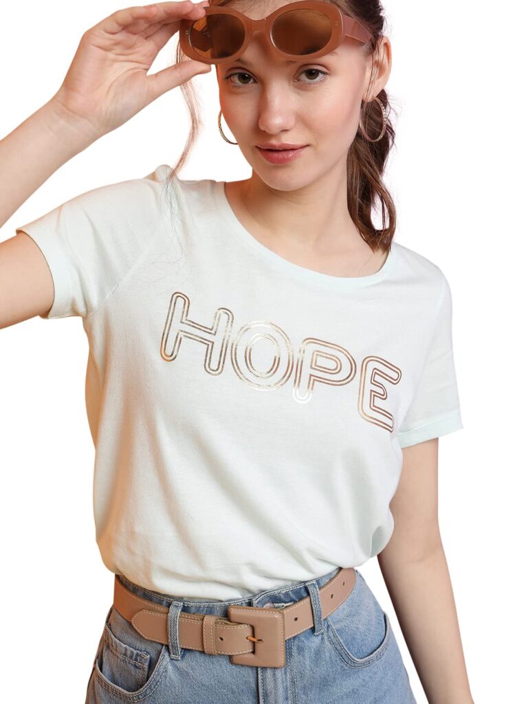 Women's Cotton Blend Regular Fit T-Shirt