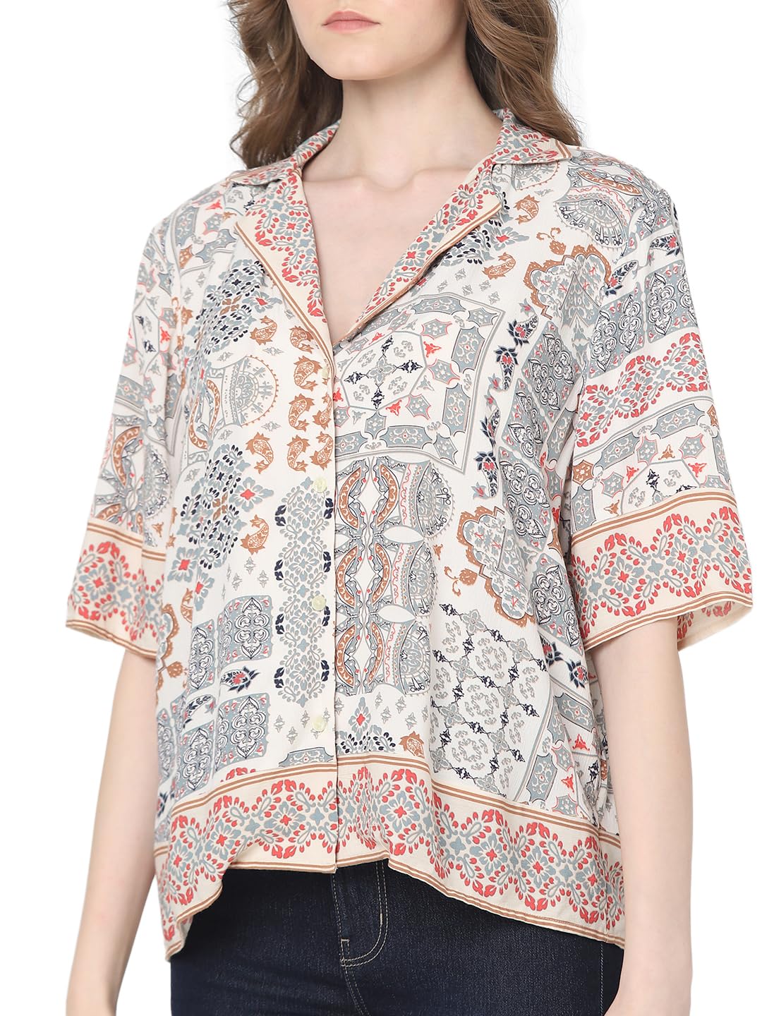 Opaque Printed Casual Shirt - Image 6